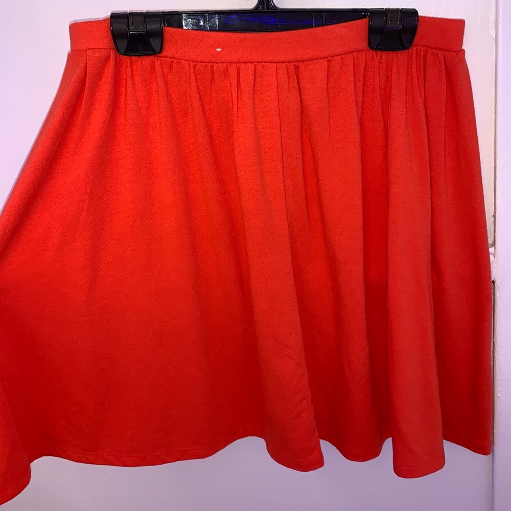 Orange skirt